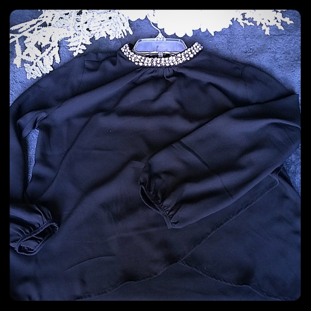 Black shear shirt
